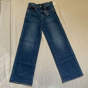 NWT Gap High Rise Wide Leg Jeans